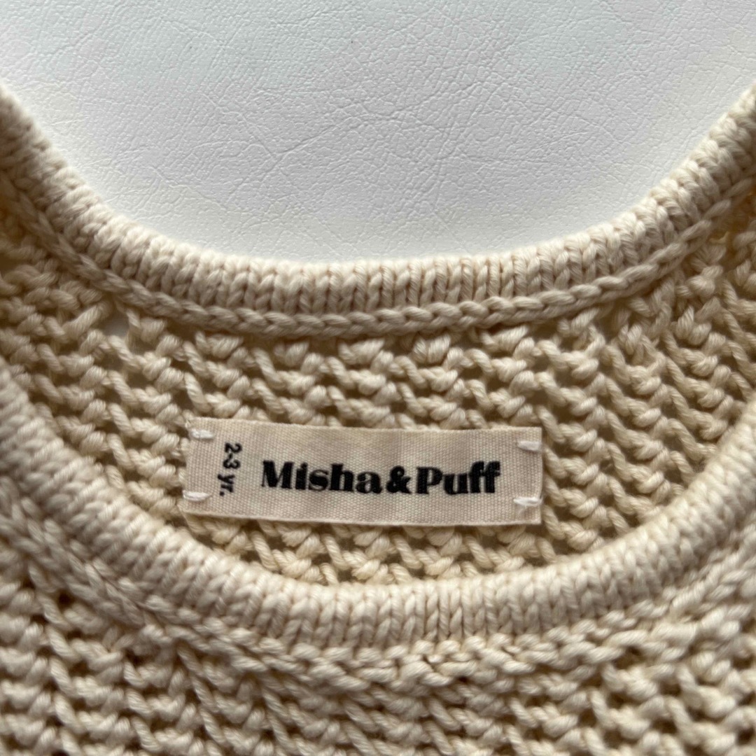 Misha & Puff(ミーシャアンドパフ)のMisha&Puff / NetStitchTank キッズ/ベビー/マタニティのキッズ服女の子用(90cm~)(ニット)の商品写真