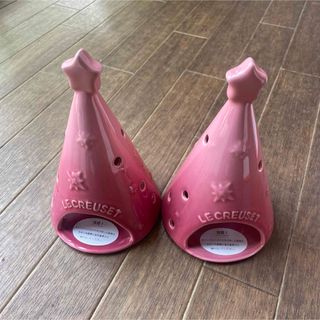 LE CREUSET - ル・クルーゼ  キャンドルスタンド  スターレリーフ