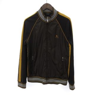 バーバリーブラックレーベル(BURBERRY BLACK LABEL)のバーバリーブラックレーベル ジャケット リブ ロゴ ライン 茶 ■GY14(その他)