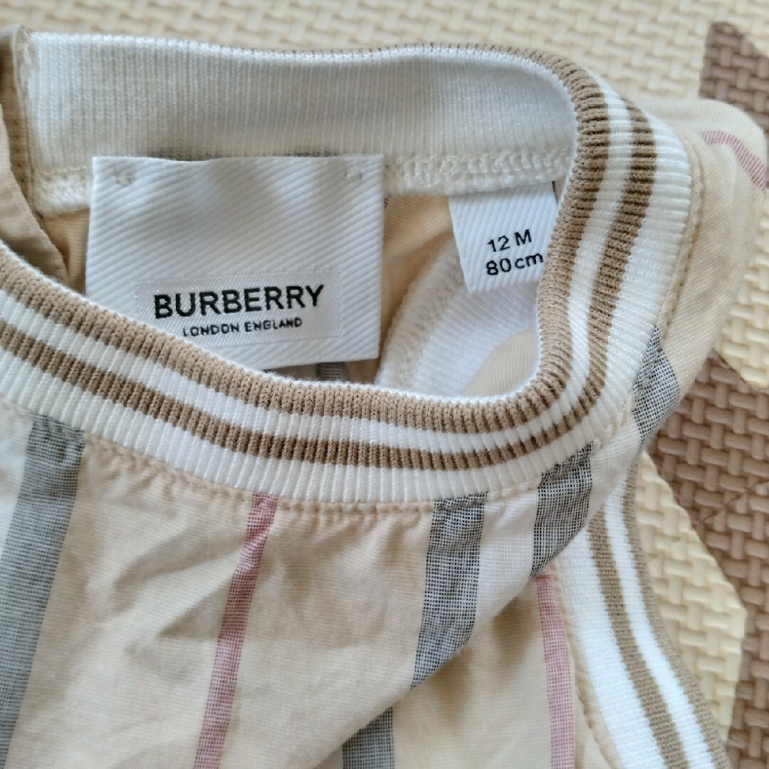 BURBERRY(バーバリー)の美品✨BURBERRY キッズ/ベビー/マタニティのベビー服(~85cm)(ロンパース)の商品写真