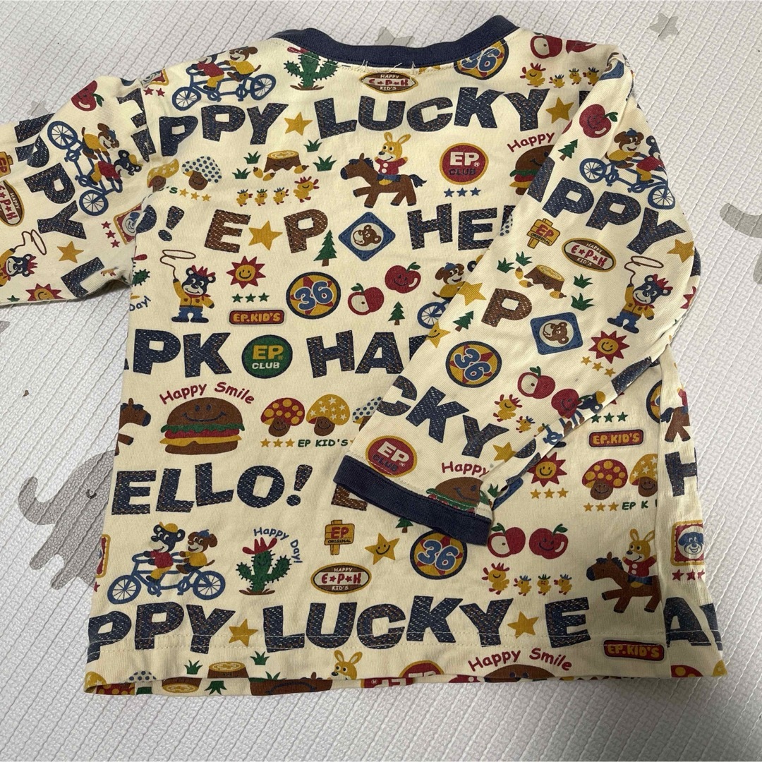 100センチ　ロンT  3枚セット キッズ/ベビー/マタニティのキッズ服男の子用(90cm~)(Tシャツ/カットソー)の商品写真