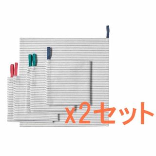 イケア(IKEA)のIKEA GRUPPERA グルッペラ 布ナプキン 6 ピースx2セット(収納/キッチン雑貨)