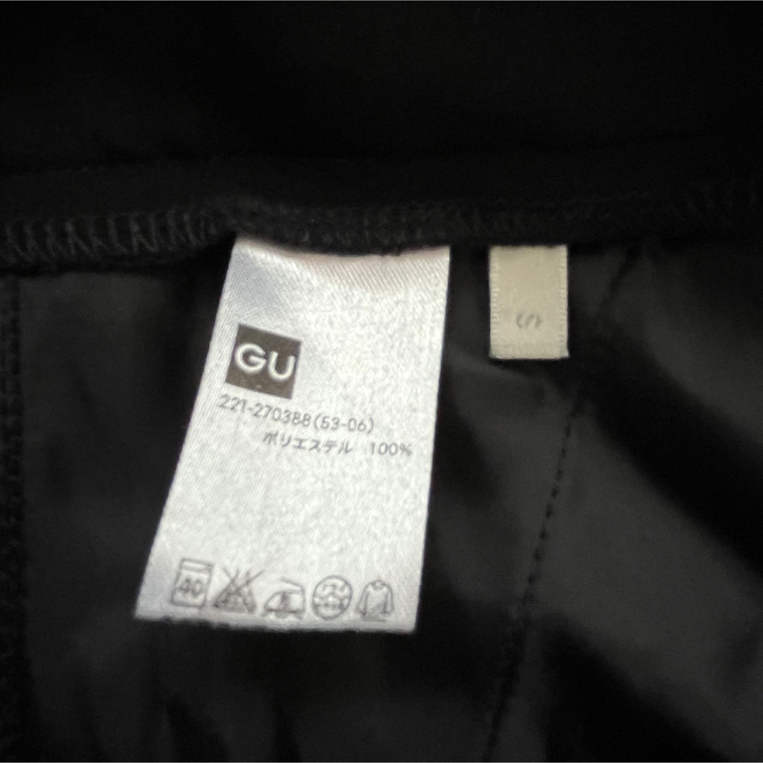GU(ジーユー)のガウチョパンツ S 黒 レディースのパンツ(カジュアルパンツ)の商品写真