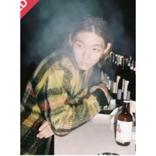 シュプリーム(Supreme)のSupreme 20AW brushed plaid sweater M(ニット/セーター)