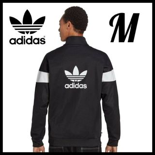 アディダス(adidas)のadidas★ビッグシルエット トラックジャケット★ジャージ★黒★M★男女兼用(ジャージ)