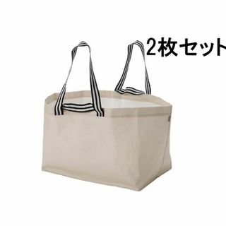 イケア(IKEA)のIKEA GÖRSNYGG ヨールスニグ キャリーバッグ 71L 2枚セット(エコバッグ)