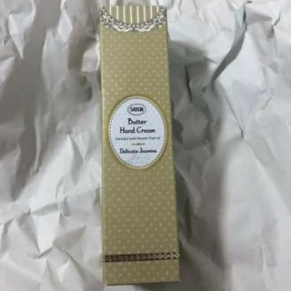 サボン(SABON)の【新品・送料込】サボン　バターハンドクリーム　75ml　デリケートジャスミン(ハンドクリーム)