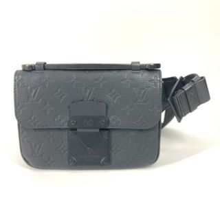 ルイヴィトン(LOUIS VUITTON)のルイヴィトン LOUIS VUITTON  Sロック・スリングバッグ M58487  モノグラムアンプラント クロス ショルダーバッグ カバン ボディバッグ モノグラムアンプラントレザー ブラック(ボディーバッグ)