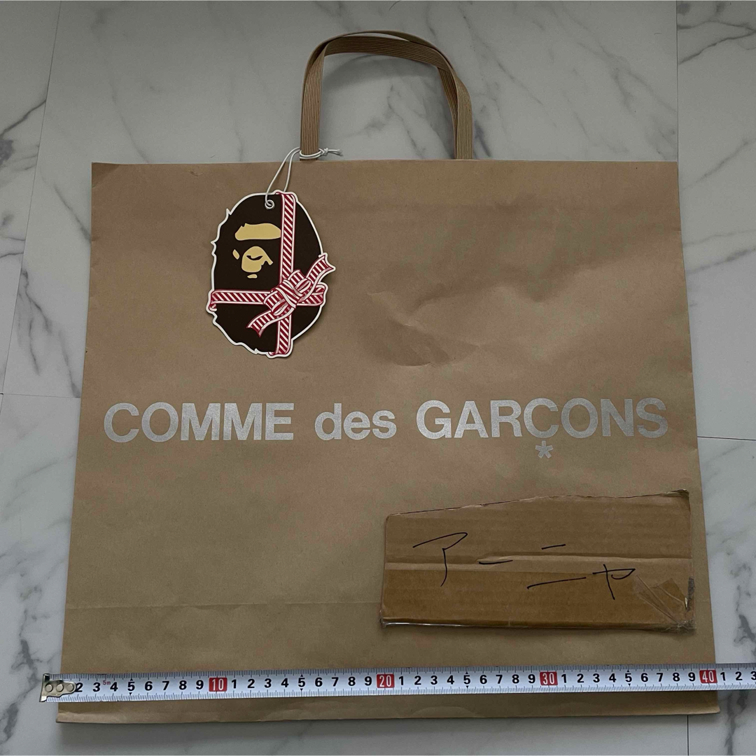 COMME des GARCONS(コムデギャルソン)のコムデギャルソン garçons 紙袋 ショッパー ape ノベルティ 新品 レディースのバッグ(ショップ袋)の商品写真