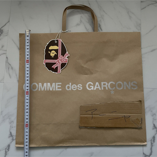 コムデギャルソン(COMME des GARCONS)のコムデギャルソン garçons 紙袋 ショッパー ape ノベルティ 新品(ショップ袋)