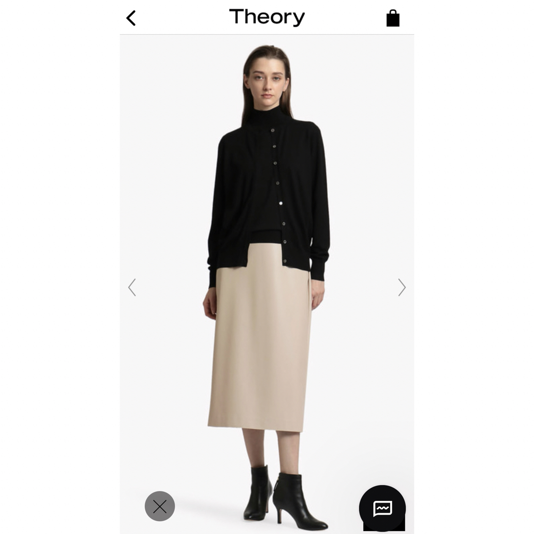 Theory luxe(セオリーリュクス)のtheory luxe skirt 38 レディースのスカート(ロングスカート)の商品写真