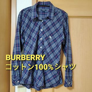 バーバリー(BURBERRY)のBURBERRY　レディース　コットン100%シャツ(シャツ/ブラウス(長袖/七分))