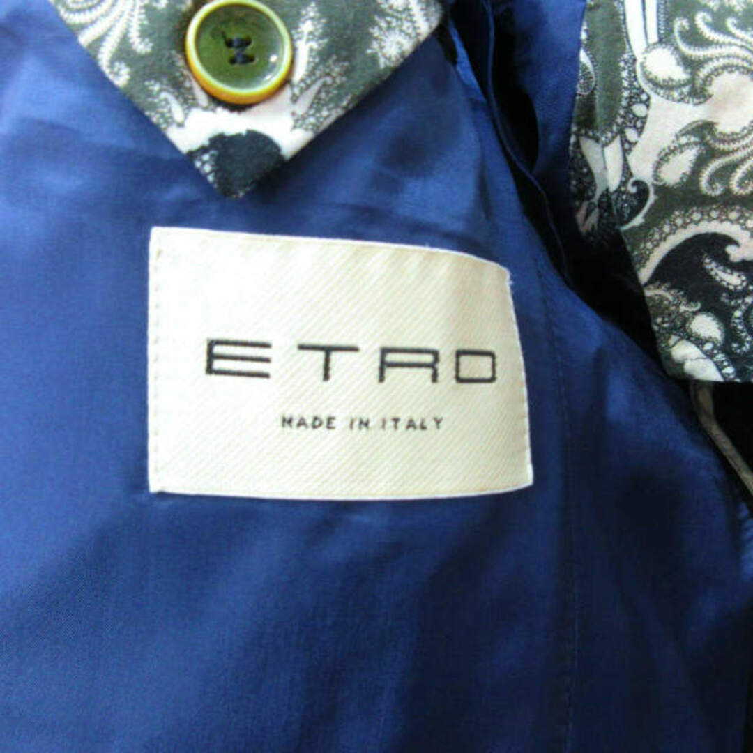 ETRO - エトロ 美品 ペイズリー スーツ セットアップ ジャカード ETRO - エトロ 美品 ペイズリー スーツ セットアップ ジャカード