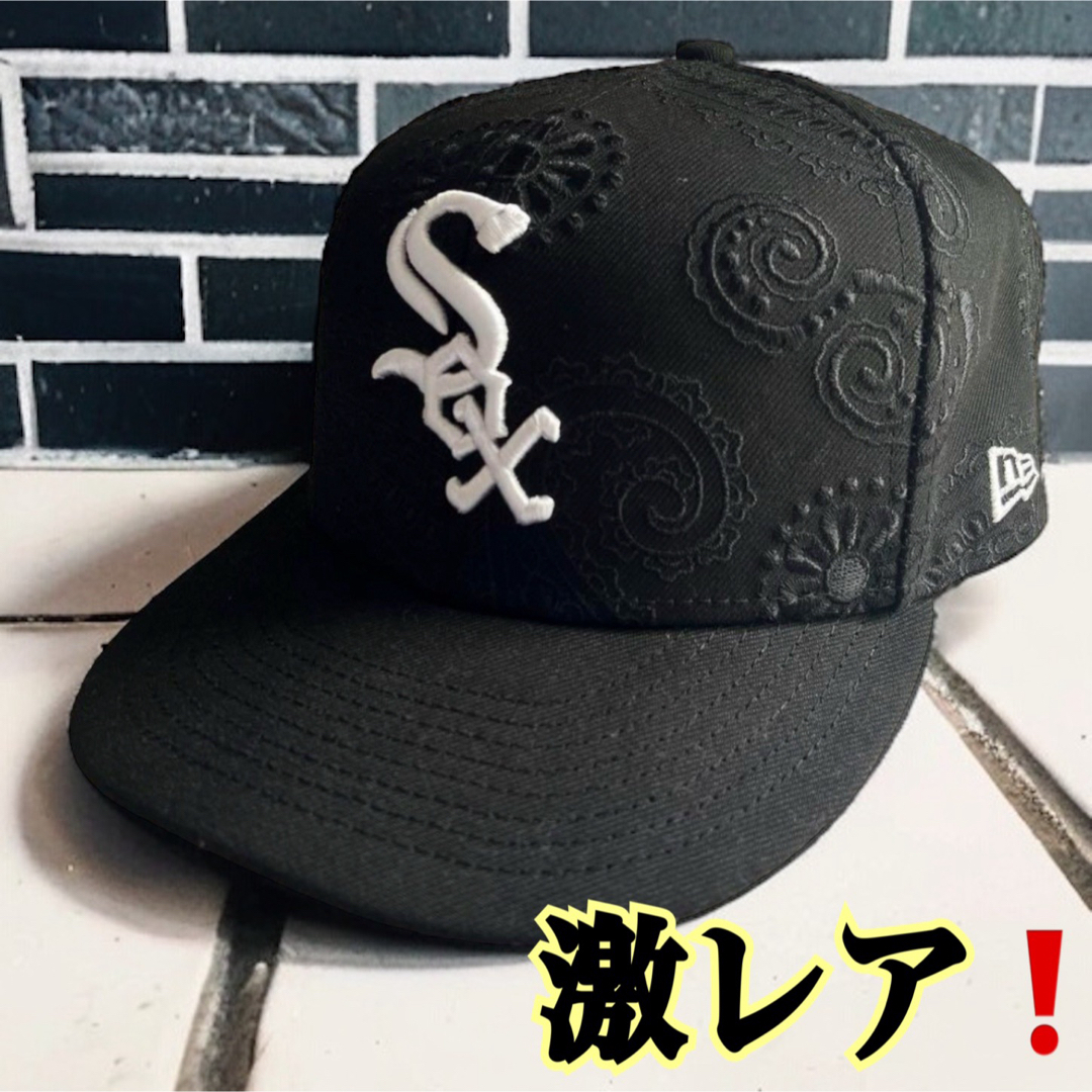 超激レア! NEW ERA SOXキャップ 8(63.5㎝)59FIFTY 刺繍の通販 超激レア! NEW ERA SOXキャップ 8(63.5㎝)59FIFTY 刺繍の通販