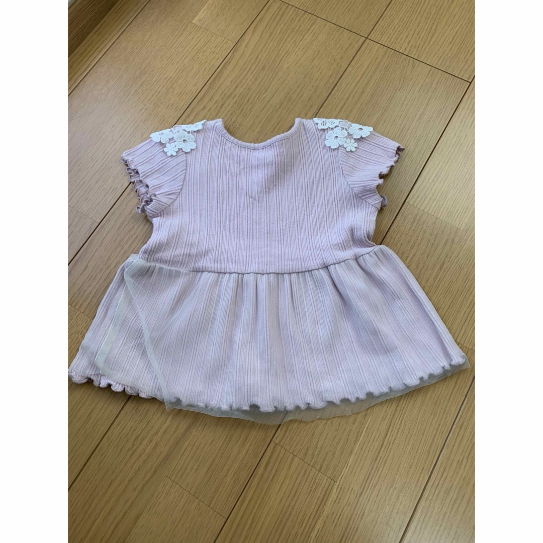 petit main(プティマイン)のpetitmain  半袖 キッズ/ベビー/マタニティのキッズ服女の子用(90cm~)(Tシャツ/カットソー)の商品写真