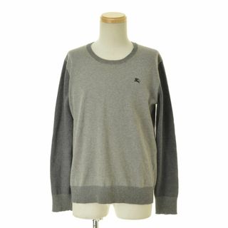 バーバリーブラックレーベル(BURBERRY BLACK LABEL)の【BURBERRYBLACKLABEL】コットンカシミヤ長袖ニットセーター(ニット/セーター)