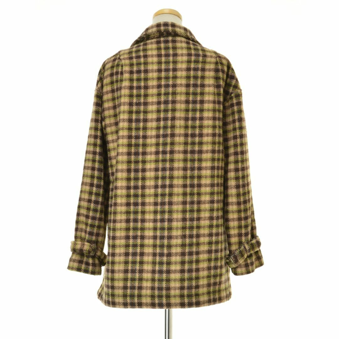 A.P.C(アーペーセー)の【APCMADRAS】チェック柄ウールコート レディースのジャケット/アウター(ロングコート)の商品写真