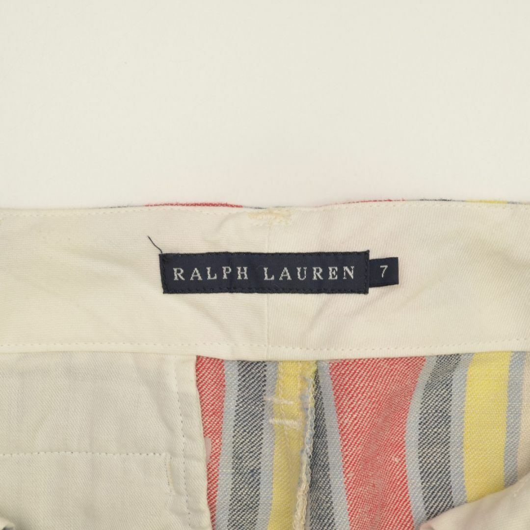 Ralph Lauren(ラルフローレン)の【RALPHLAUREN】ランダムストライプリネンカーゴパンツ レディースのパンツ(ワークパンツ/カーゴパンツ)の商品写真