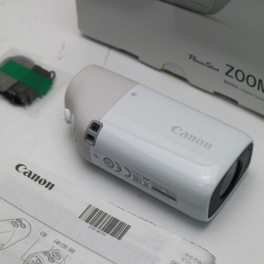 Canon(キヤノン)の新品同様 PowerShot ZOOM  ホワイト M888 スマホ/家電/カメラのカメラ(コンパクトデジタルカメラ)の商品写真