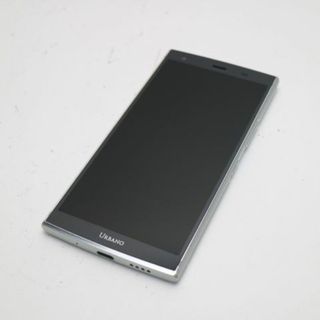 キョウセラ(京セラ)の超美品 KYV45 URBANO V04 プラチナシルバー  SIMロック解除済み M888(スマートフォン本体)