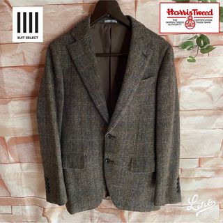 THE SUIT COMPANY - 美品　スーツセレクト　ハリスツイード  ジャケット　Y4