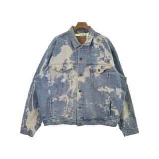 リーバイス(Levi's)のLevi's リーバイス デニムジャケット -(M位) インディゴx白(デニム) 【古着】【中古】(Gジャン/デニムジャケット)