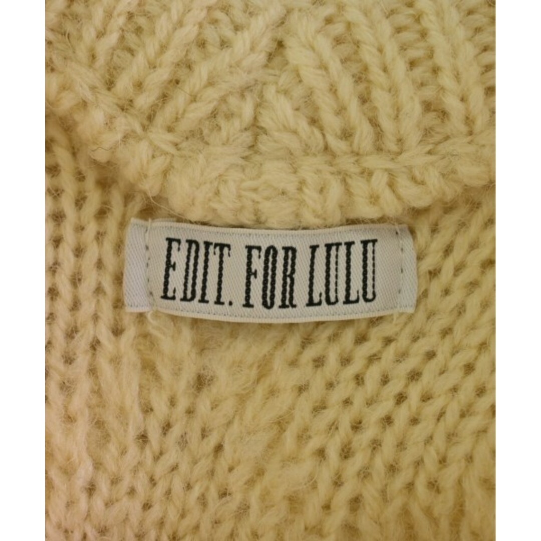 EDIT.FOR LULU(エディットフォールル)のEDIT.FOR LULU エディットフォールル ワンピース F ベージュ 【古着】【中古】 レディースのワンピース(ひざ丈ワンピース)の商品写真