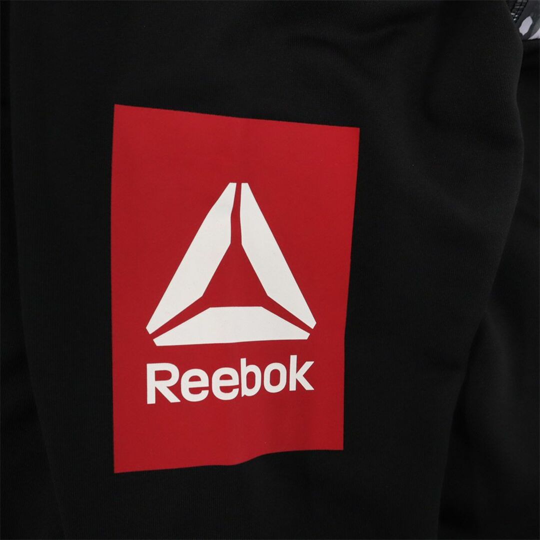 Reebok(リーボック)のリーボック 切替 長袖 ジップパーカー M ブラック Reebok SPEED WICK メンズ 古着 【240316】 メンズのトップス(パーカー)の商品写真