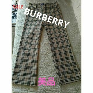 BURBERRY - BURBERRYノバチェック柄パンツ