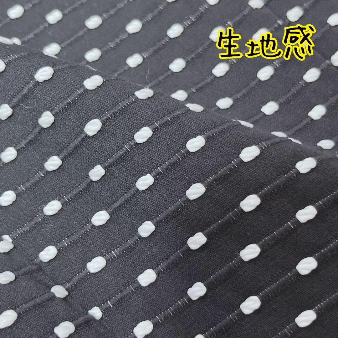 Ballsey(ボールジィ)のボールジィ　ノースリーブワンピース　刺繍ドット　日本製　しっかり生地　総柄 レディースのワンピース(ひざ丈ワンピース)の商品写真
