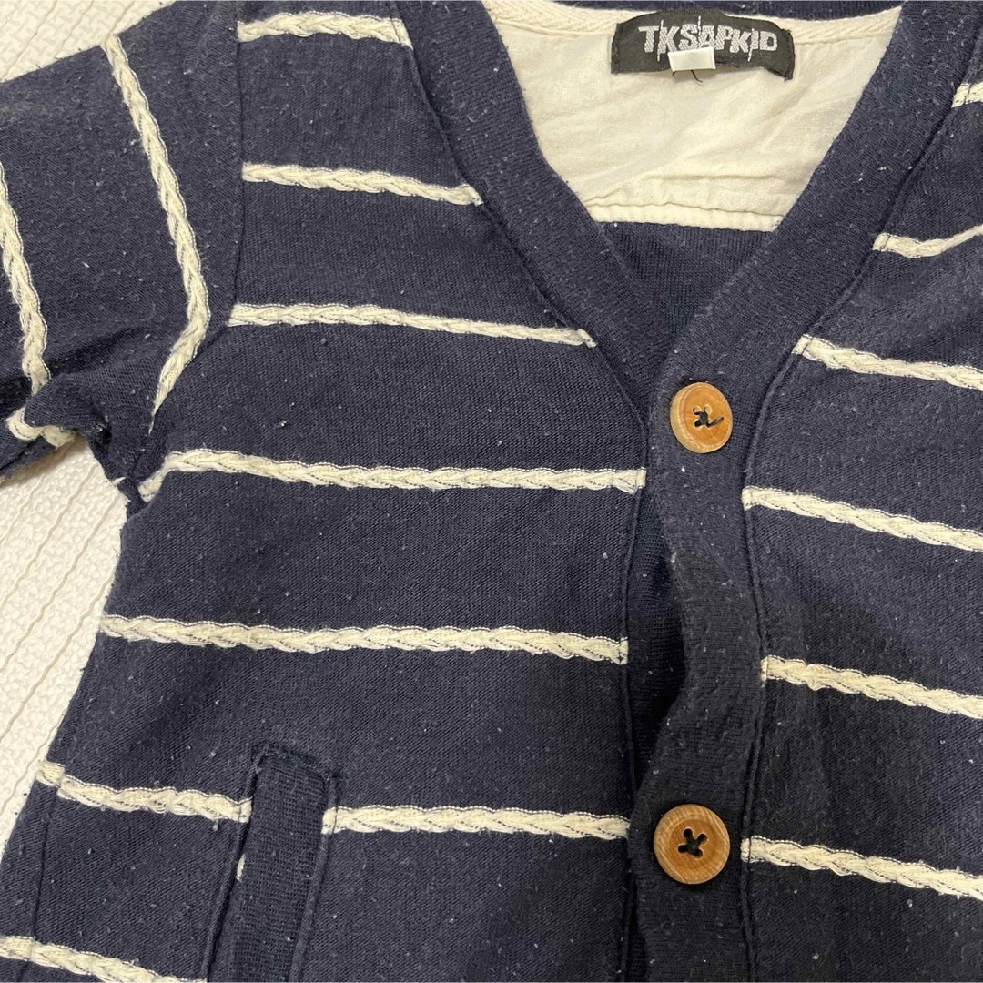 80センチ　カーディガン　2枚セット キッズ/ベビー/マタニティのベビー服(~85cm)(カーディガン/ボレロ)の商品写真