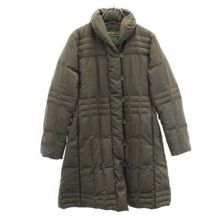 Eddie Bauer - エディーバウアー ダウンコート PL カーキ Eddie Bauer PREMIUM GOOSE DOWN レディース 古着 【240316】