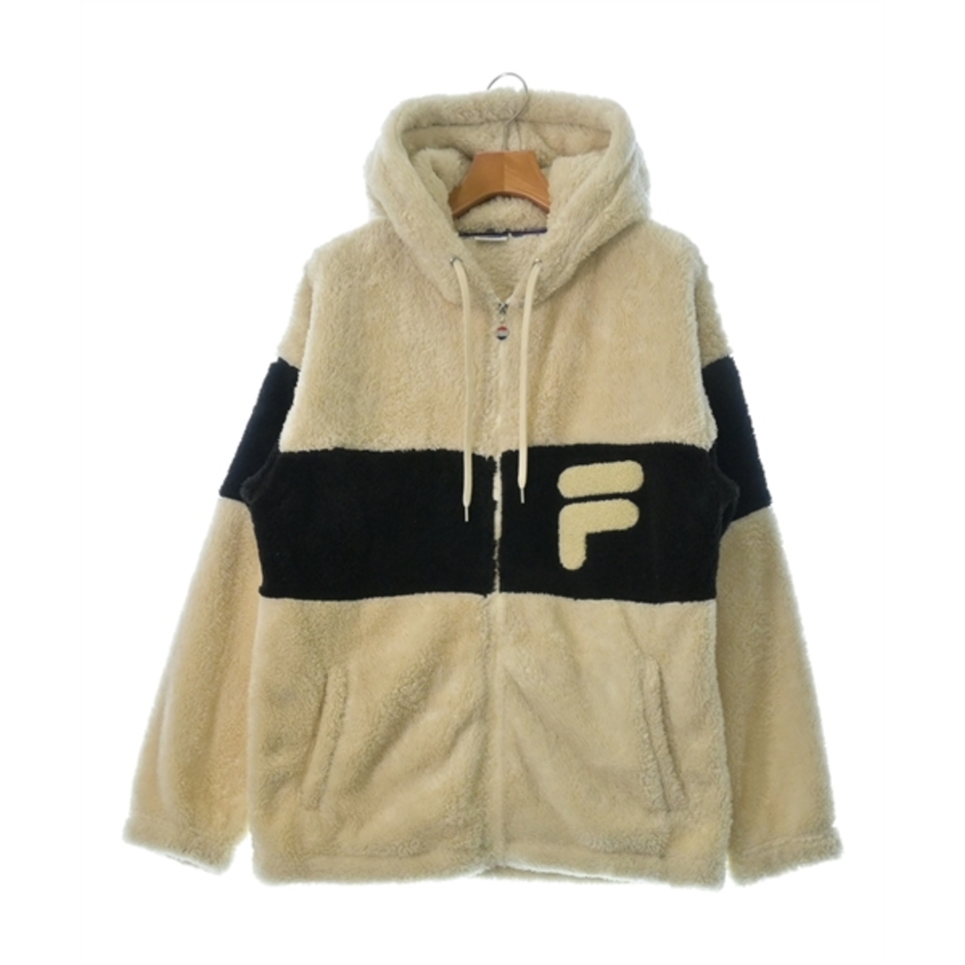 FILA(フィラ)のFILA フィラ ブルゾン（その他） L アイボリーx黒 【古着】【中古】 メンズのジャケット/アウター(その他)の商品写真