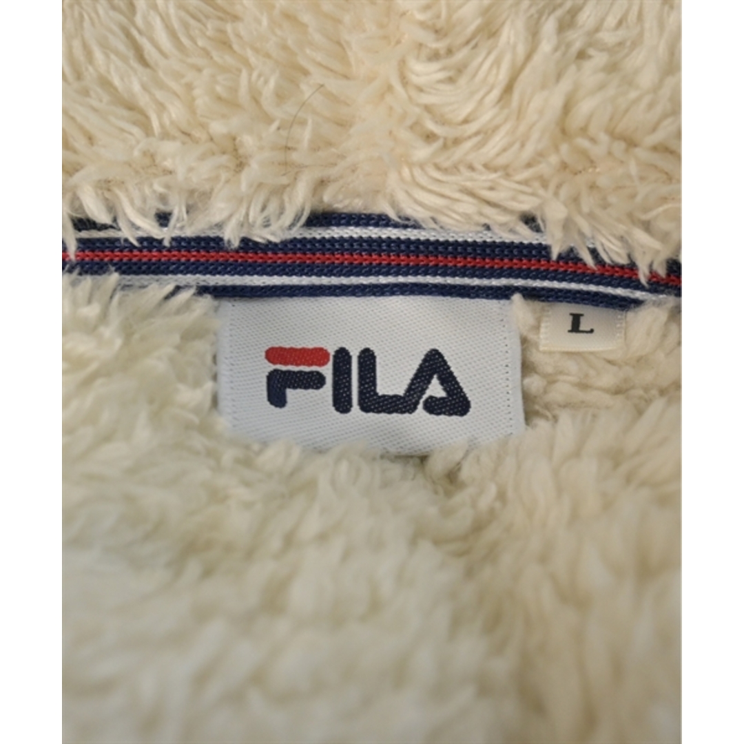 FILA(フィラ)のFILA フィラ ブルゾン（その他） L アイボリーx黒 【古着】【中古】 メンズのジャケット/アウター(その他)の商品写真