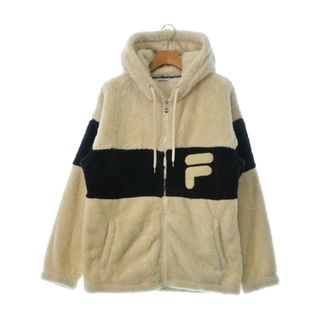 FILA - FILA フィラ ブルゾン（その他） L アイボリーx黒 【古着】【中古】