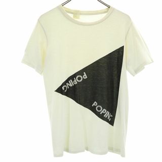 エヌハリウッド(N.HOOLYWOOD)のエヌハリウッド プリント 半袖 Tシャツ ホワイト系 N.HOOLYWOOD メンズ 古着 【240316】 メール便可(Tシャツ/カットソー(半袖/袖なし))