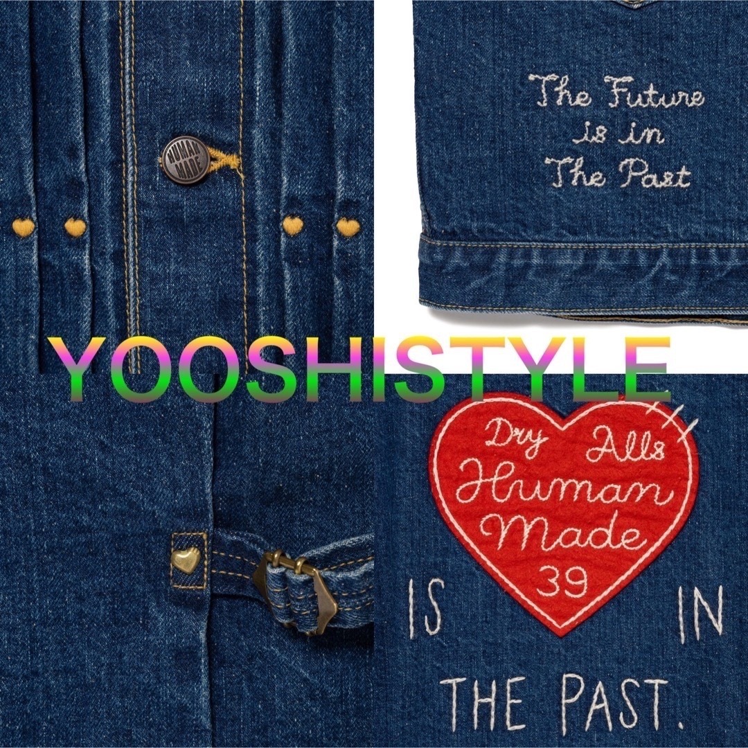 HUMAN MADE(ヒューマンメイド)のHUMAN MADE Denim Work Jacket "Indigo" メンズのジャケット/アウター(Gジャン/デニムジャケット)の商品写真