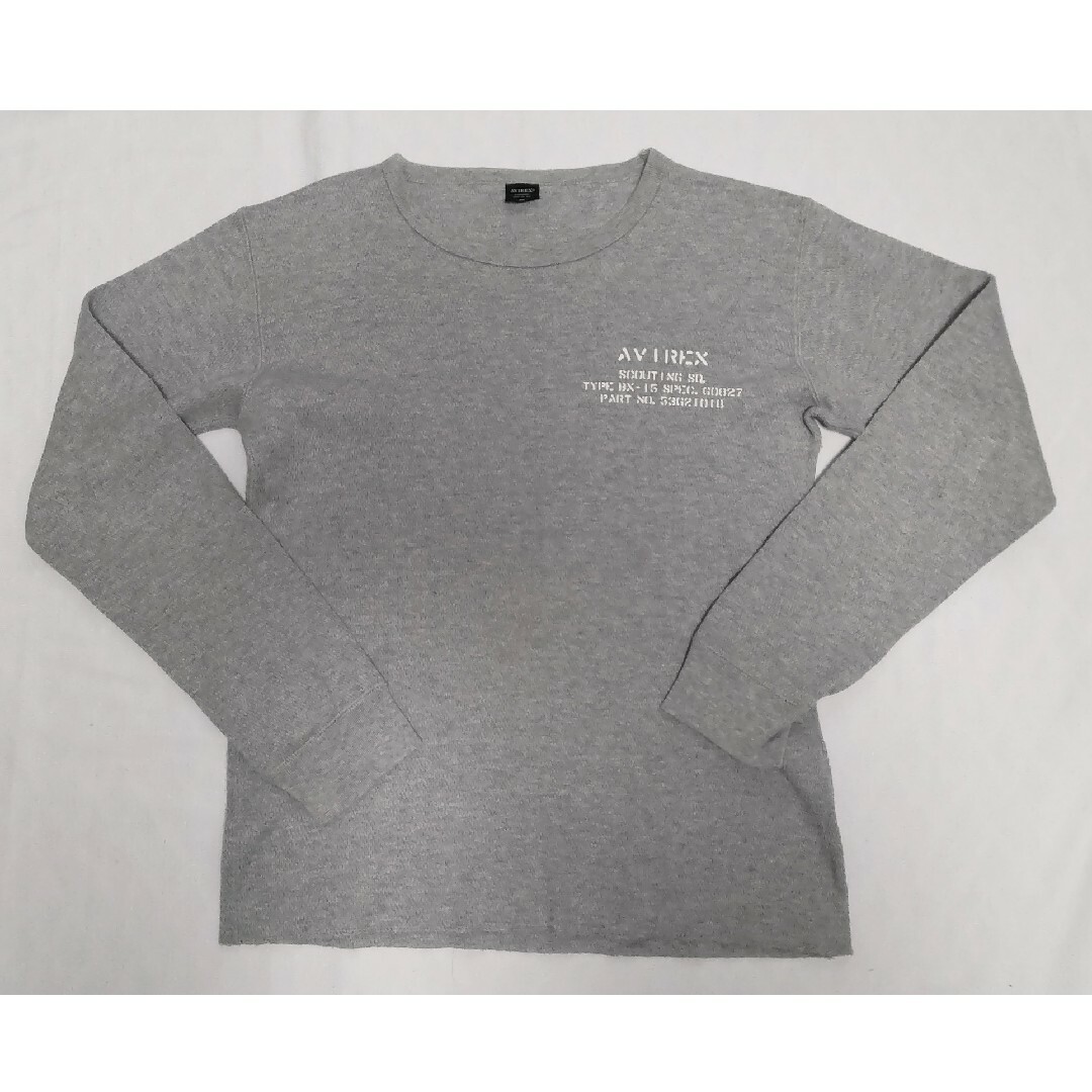AVIREX(アヴィレックス)のAVIREX 長袖厚手Tシャツ メンズ メンズのトップス(Tシャツ/カットソー(七分/長袖))の商品写真