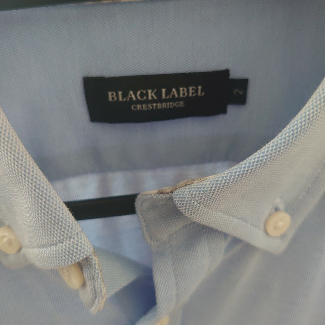 BLACK LABEL CRESTBRIDGE(ブラックレーベルクレストブリッジ)のBLACK LABEL♡半袖シャツ♡ブルー♡サイズ2♡ メンズのトップス(シャツ)の商品写真