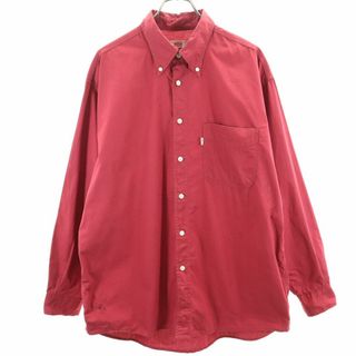 リーバイス(Levi's)のリーバイス 長袖 ボタンダウンシャツ XL レッド系 Levi's メンズ 古着 【240316】 メール便可(シャツ)