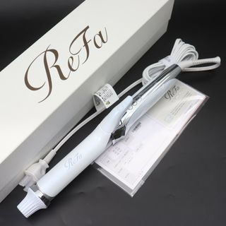 ReFa - IT9ARB0ISJI2 未使用 保管品 ReFa リファ カールアイロン プロ RE-AU-02A ホワイト 32mm ヘアアイロン ヘアセット 美容家電