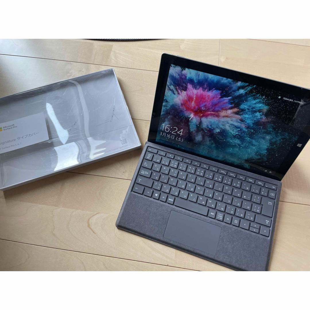 Microsoft(マイクロソフト)のサーフェスプロ3  タイプカバー新品 スマホ/家電/カメラのPC/タブレット(PC周辺機器)の商品写真