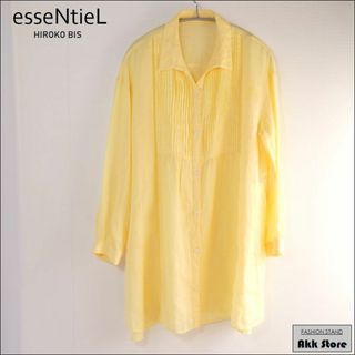 ヒロコビス(HIROKO BIS)のessentiel HIROKO BIS レディース シャツブラウス ロング丈(シャツ/ブラウス(長袖/七分))