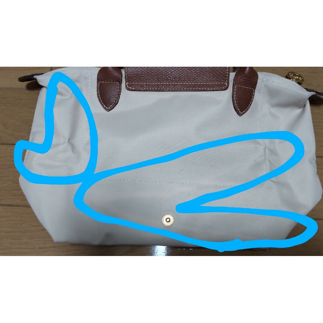 LONGCHAMP(ロンシャン)のema様専用　LONGCHAMP　ロンシャン　ル・プリアージュ　パピエ　訳あり レディースのバッグ(トートバッグ)の商品写真