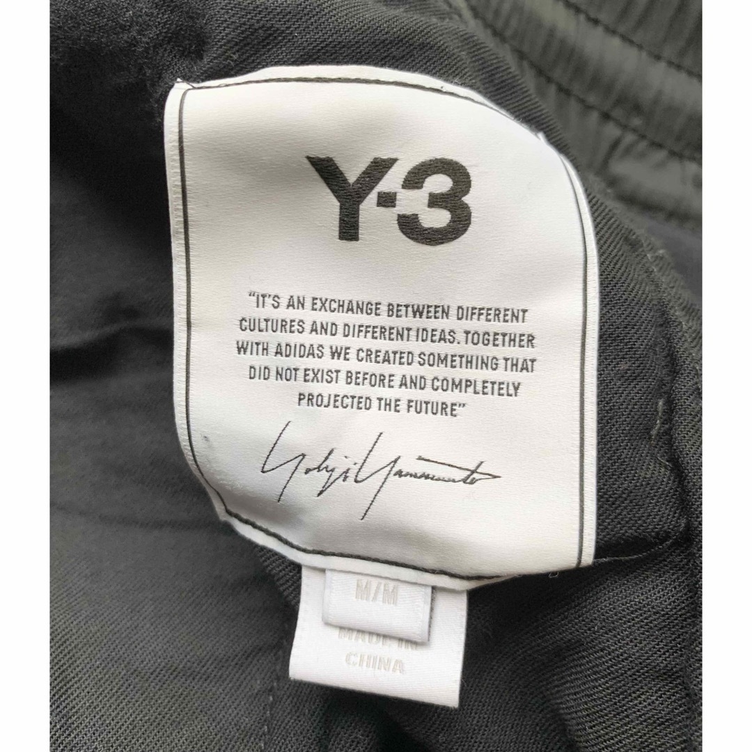 Y-3(ワイスリー)のY-3 ワイスリー ブラック トラックパンツ ジャージ　M メンズのパンツ(その他)の商品写真