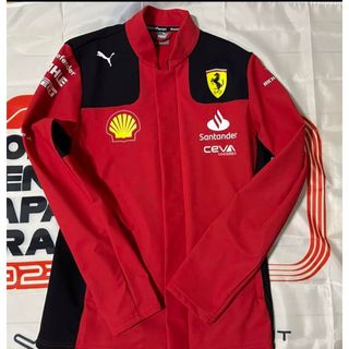 【F1チーム支給品】2023フェラーリ上層部用ソフトシェルジャケット日本サイズL