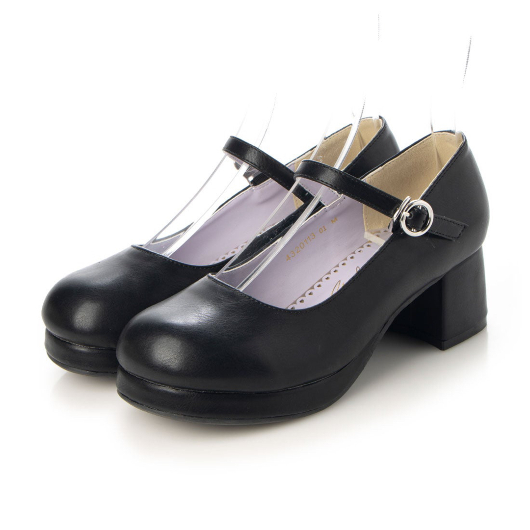 YOSUKE パンプス 黒 レディースの靴/シューズ(ハイヒール/パンプス)の商品写真