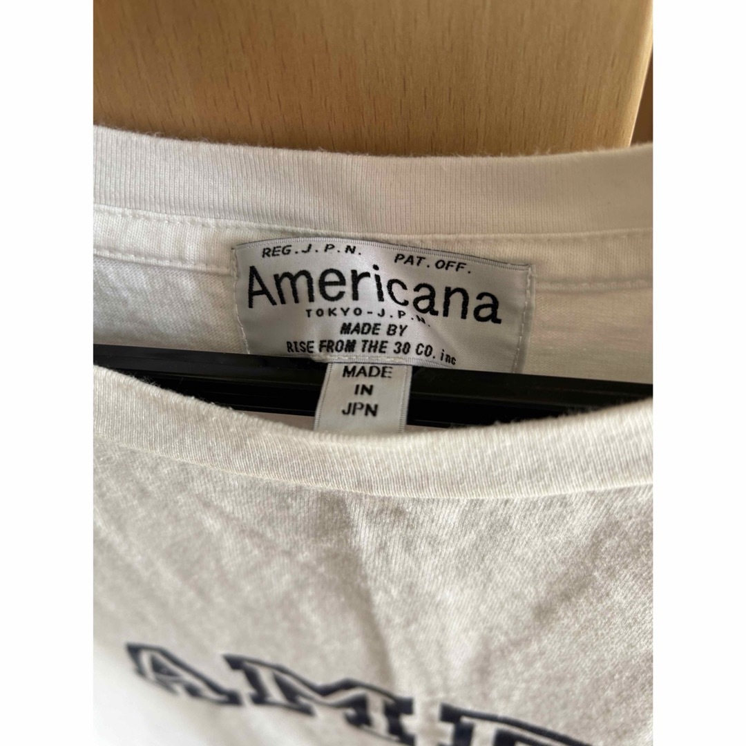 AMERICANA(アメリカーナ)のアメリカーナ　半袖　AMEY レディースのトップス(Tシャツ(半袖/袖なし))の商品写真