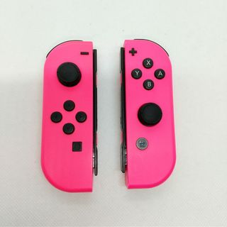 ニンテンドースイッチ(Nintendo Switch)のネオンピンク左L⑨＆ネオンピンク右R①　動作正常品(家庭用ゲーム機本体)