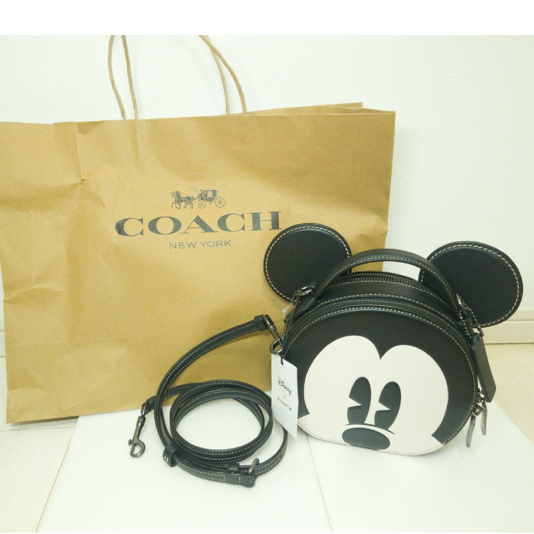 COACH(コーチ)の新品 限定 coach × Disney ミッキー ハンドバック 2way レディースのバッグ(ハンドバッグ)の商品写真